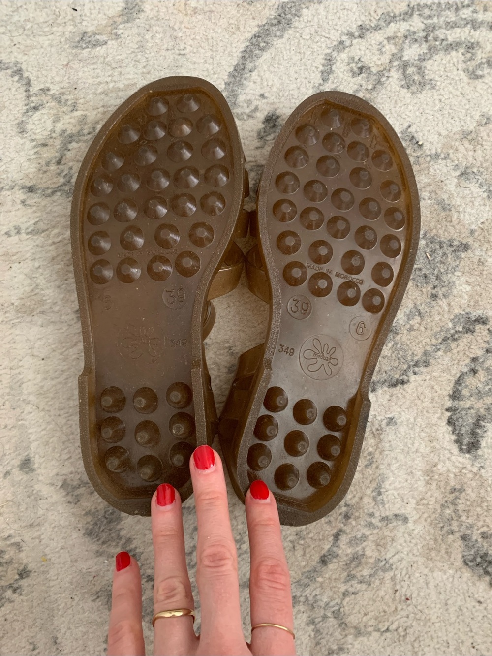 Plasticana Méduse Hemp Jelly Sandals - Picture 4 of 5